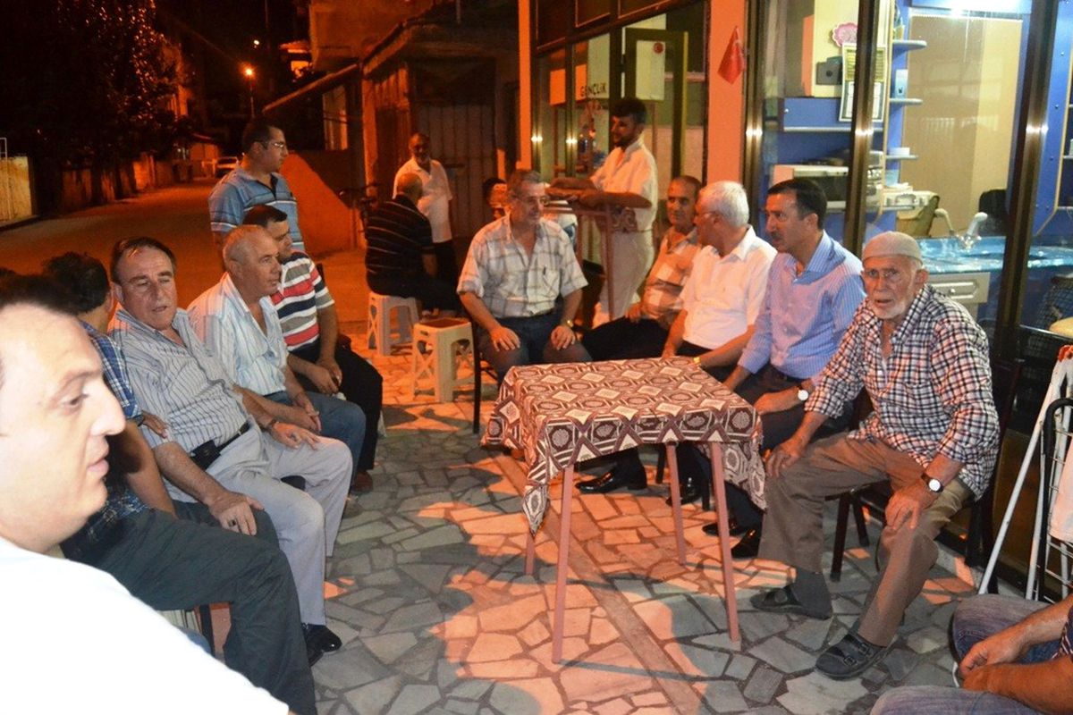 AK Parti Sakarya Milletvekili Hasan Ali Çelik Adapazarı İlçe Başkanı Mustafa Ak ile Birlikte...