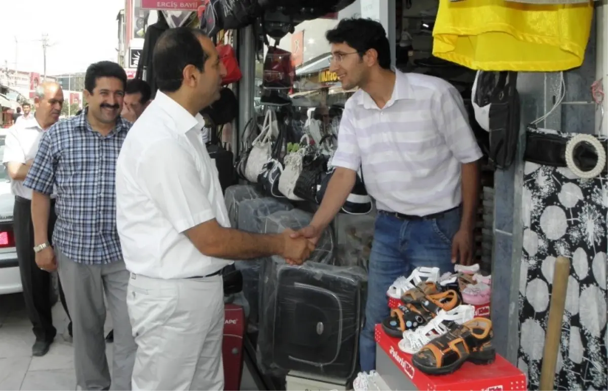 AK Parti Van Milletvekili Fatih Çiftci\'nin Esnaf Ziyareti