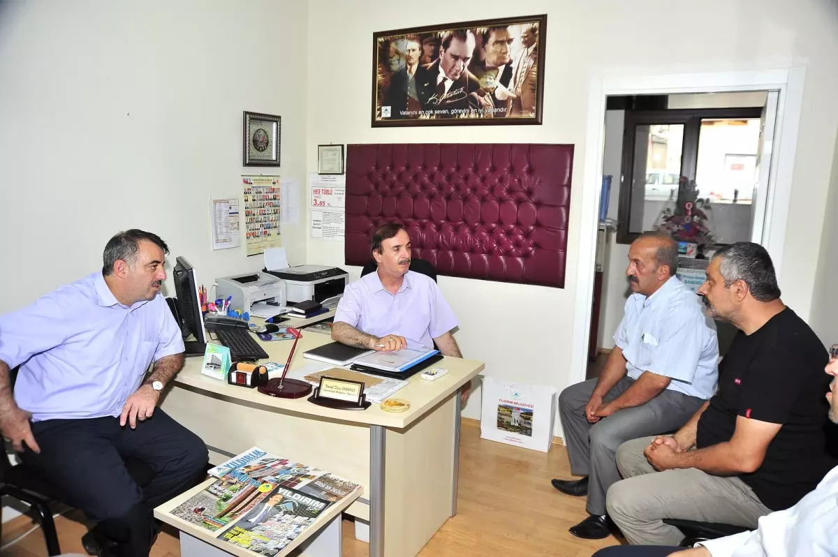 Başkan Keskin\'den Yeni Muhtarlara Ziyaret