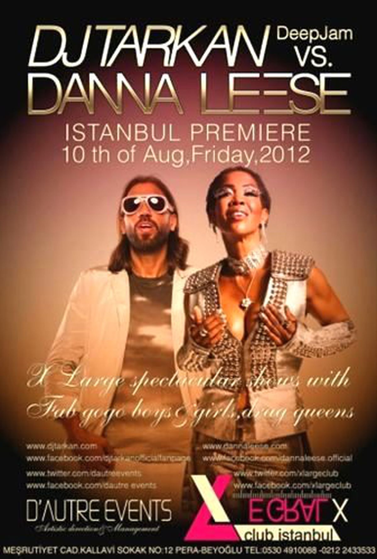 Dj Tarkan ve Danna Leese\'den Heyecanlı Dolu Şov!