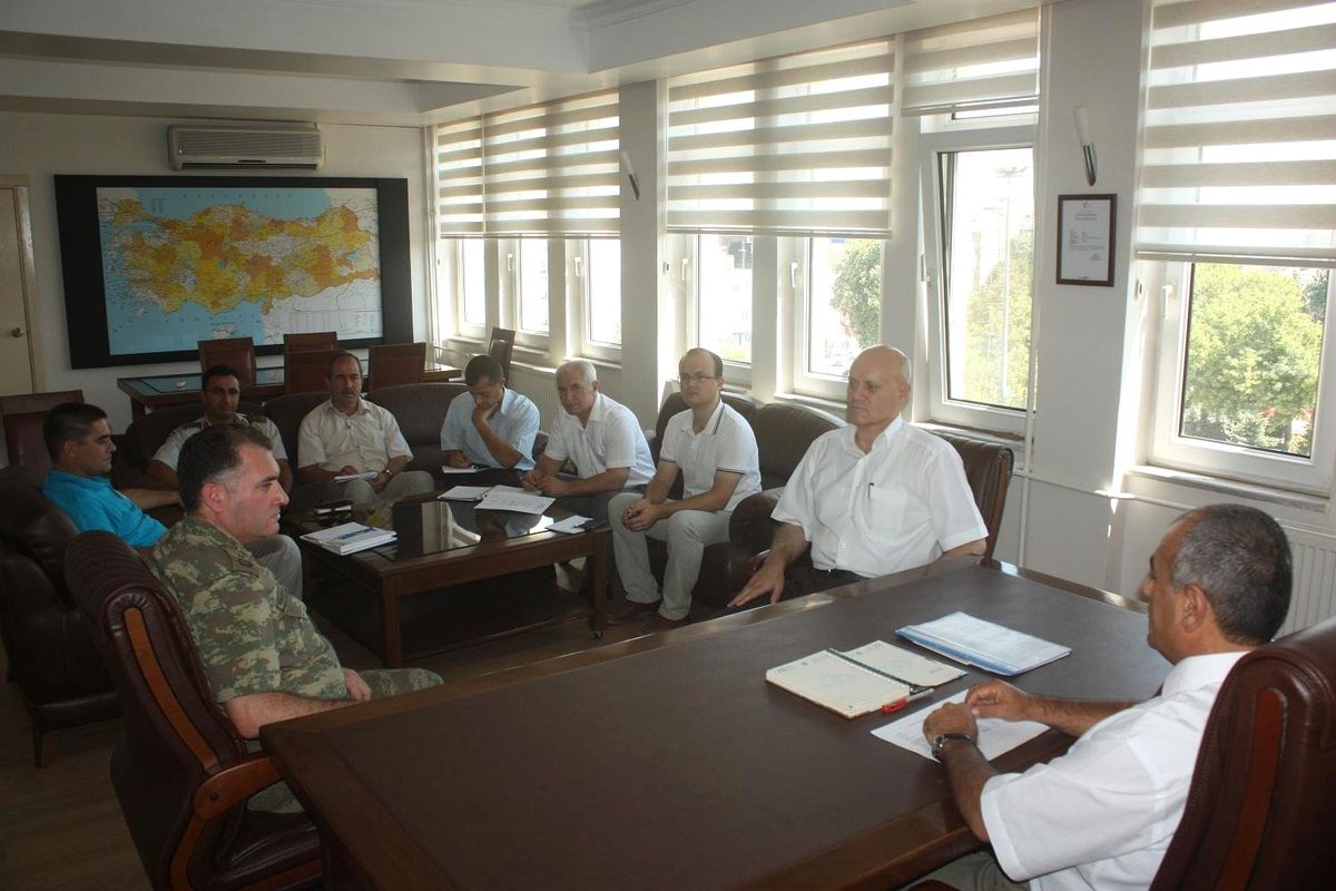 Keşan İlçe Kriz Komitesi 15 Dakikada Toplandı