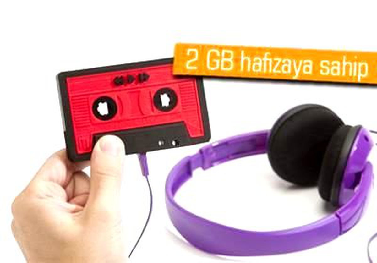 Müzik Kasedi Şeklinde Mp3 Player İster Misiniz?