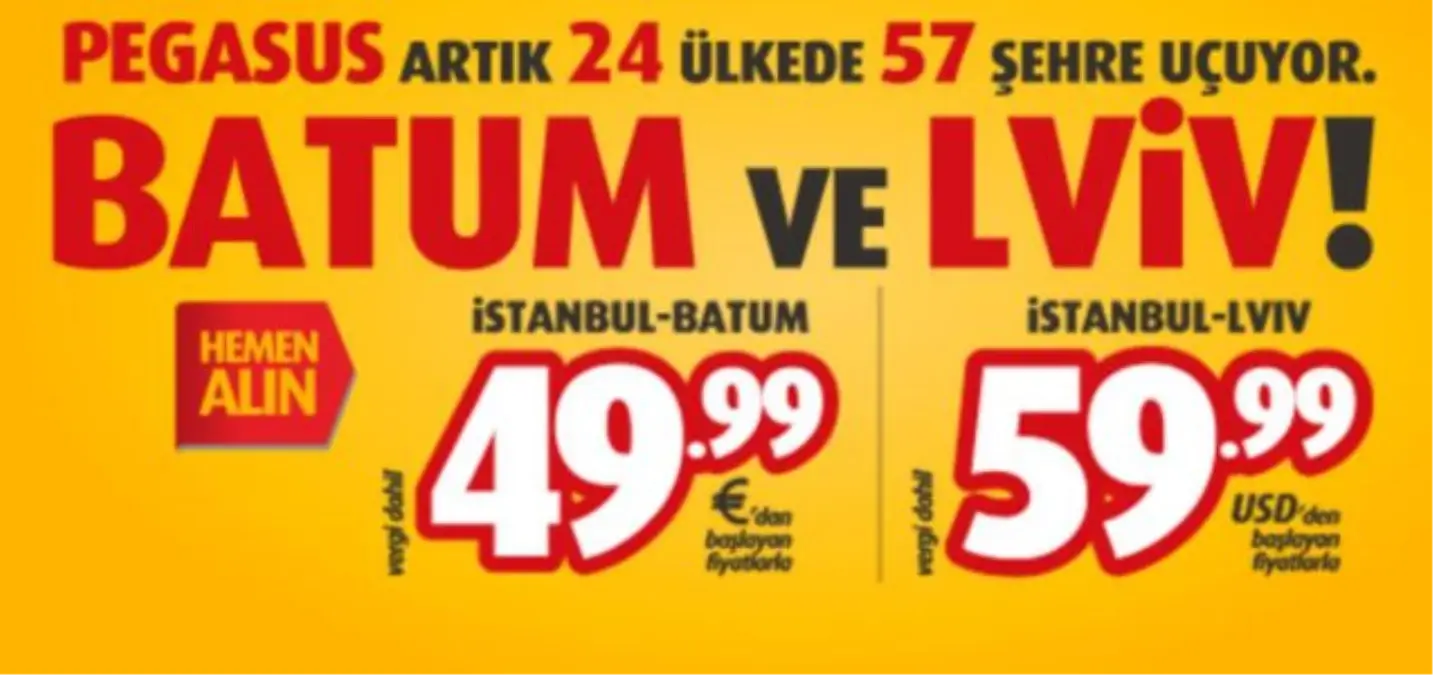 Pegasus Uçuş Ağını Genişletiyor