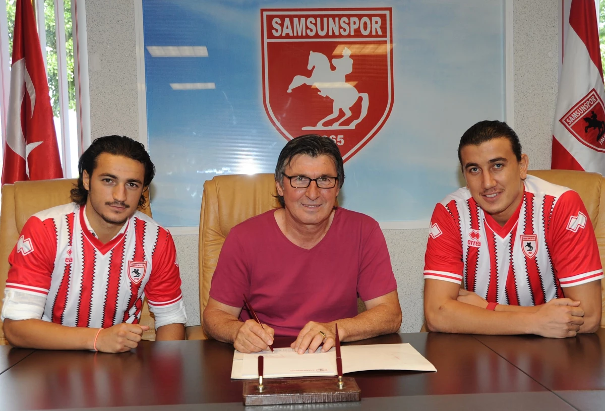 Samsunspor\'da İki İmza