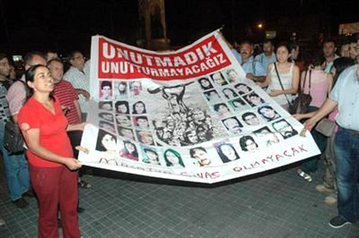 Taksim\'de Malatya Protestosu