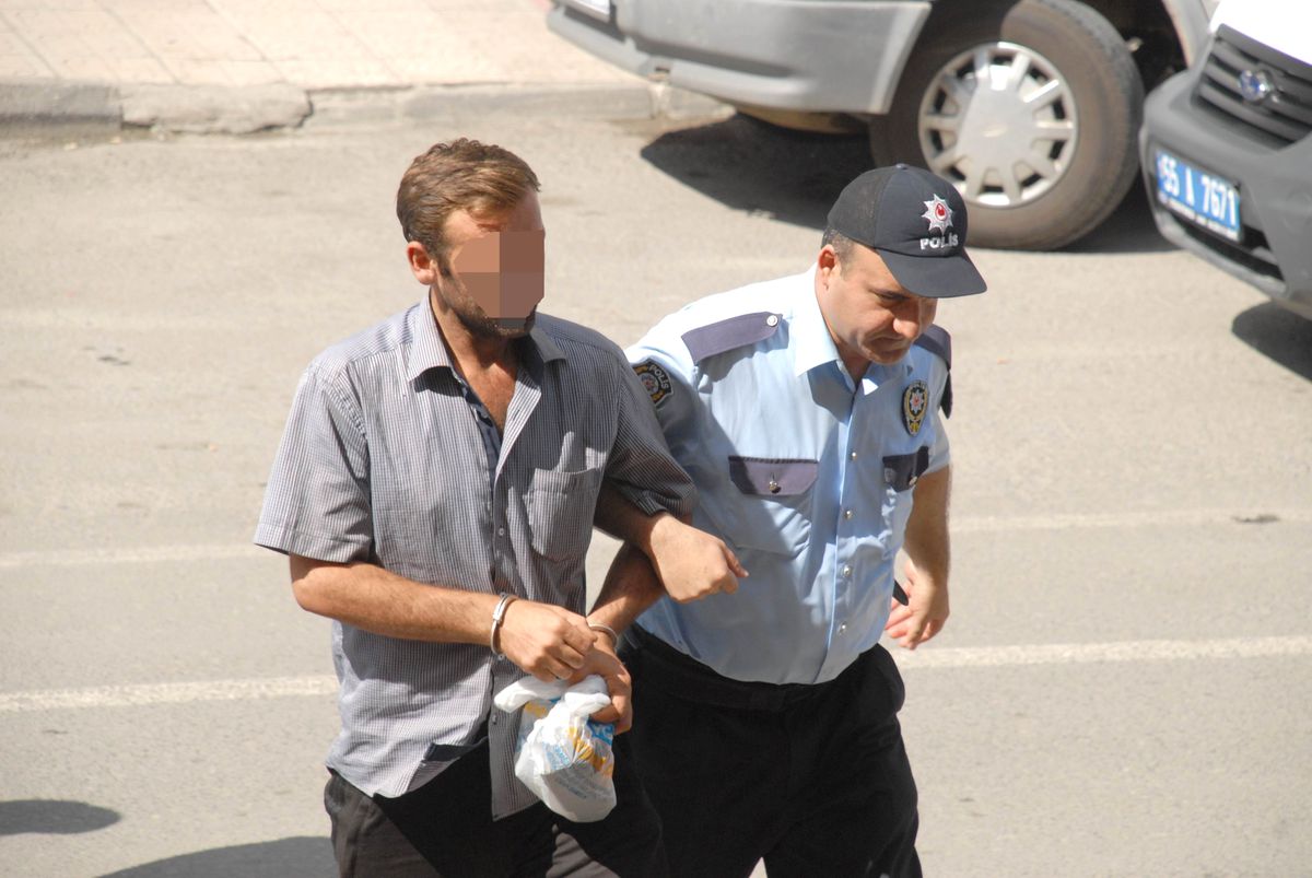 TOKİ İnşaatından Kablo Çalıp Yakan Şahsa Suçüstü