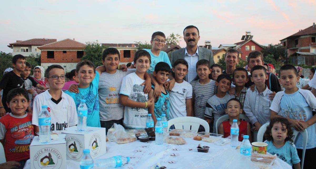 Başkana Çocuklardan Yoğun İlgi