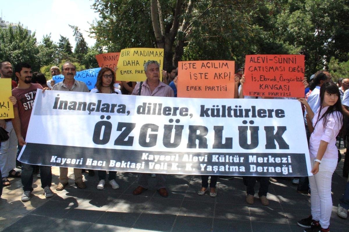 Kayserili Aleviler Malatya Yaşanan Olaya Tepki Gösterdi