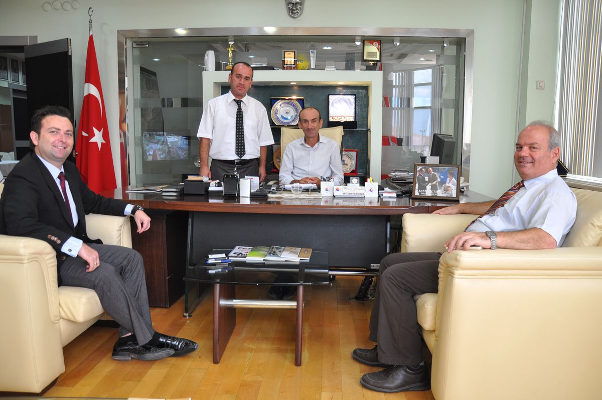 Sky Tower Hotel Yönetiminden Dtso\'ya Ziyaret
