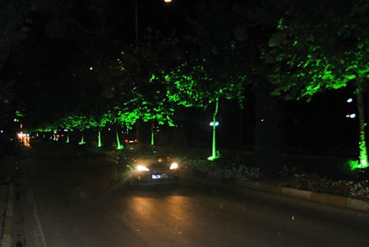 "Zübeyde Hanım Caddesi Gece Bir Başka Güzel"
