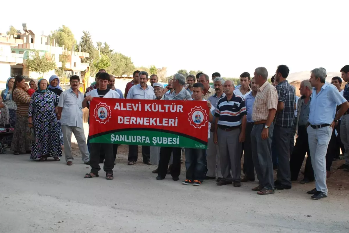 Aleviler Sürgü'deki Olayları Protesto Etti