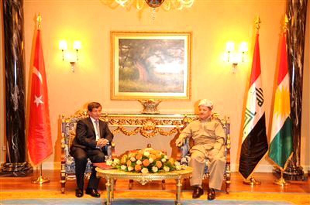 Dışişleri Bakanı Ahmet Davutoğlu, "Barzani ile Görüşme Olumluydu."