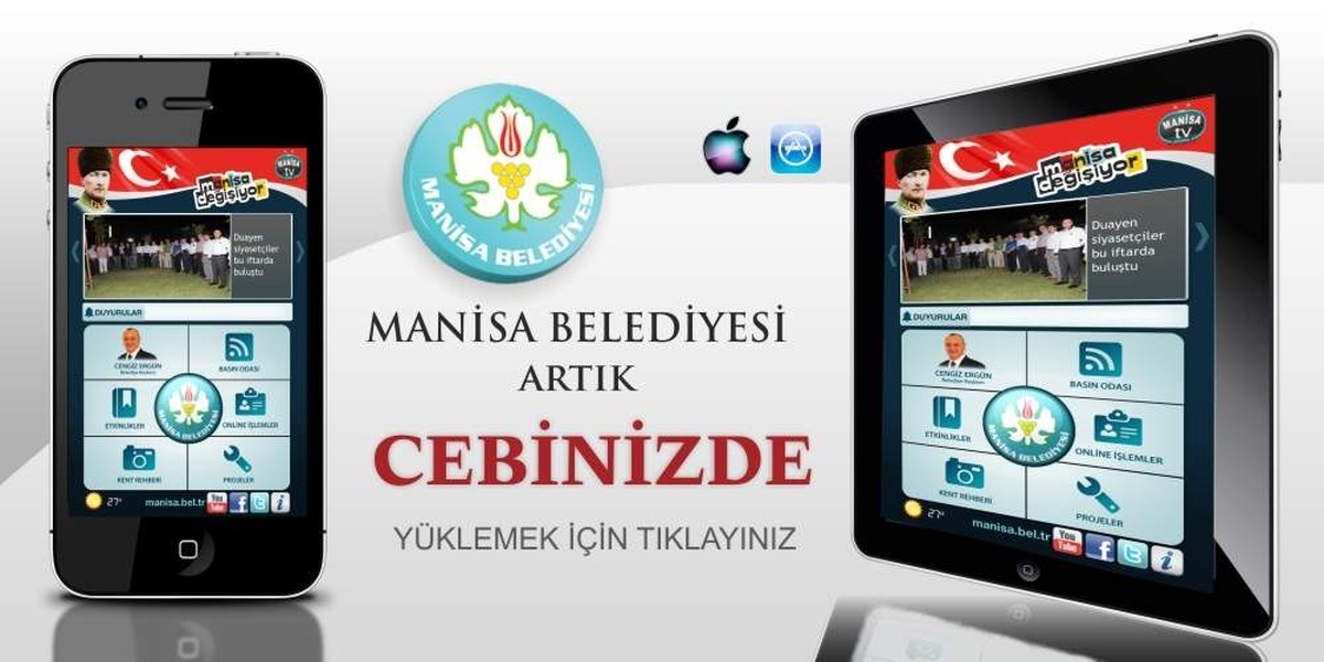 Manisa Belediyesi\'nden Iphone ve Ipad Uygulaması