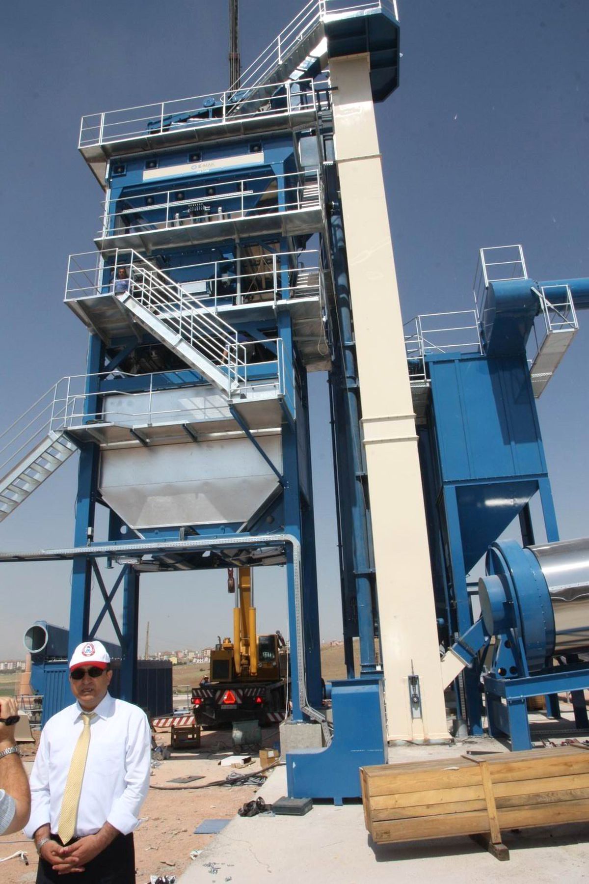 Aksaray\'da Asfalt Fabrikası Yapımında Sonra Yaklaşıldı