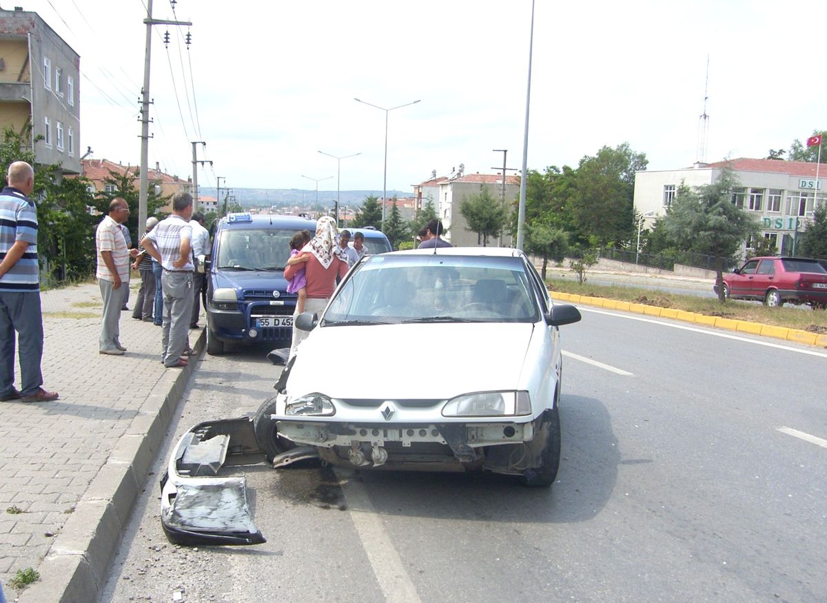 Bafra\'da Kaza: 1 Yaralı