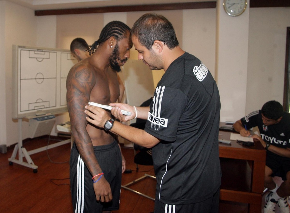 Beşiktaşlı Futbolcuların Yağ Ölçümleri Yapıldı
