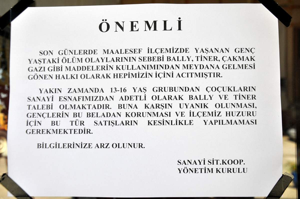 Gönen Esnafı Uyuşturucuya Savaş Açtı