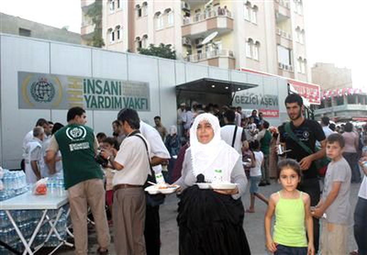 İhh, Üç Bin Kişiye İftar Verdi
