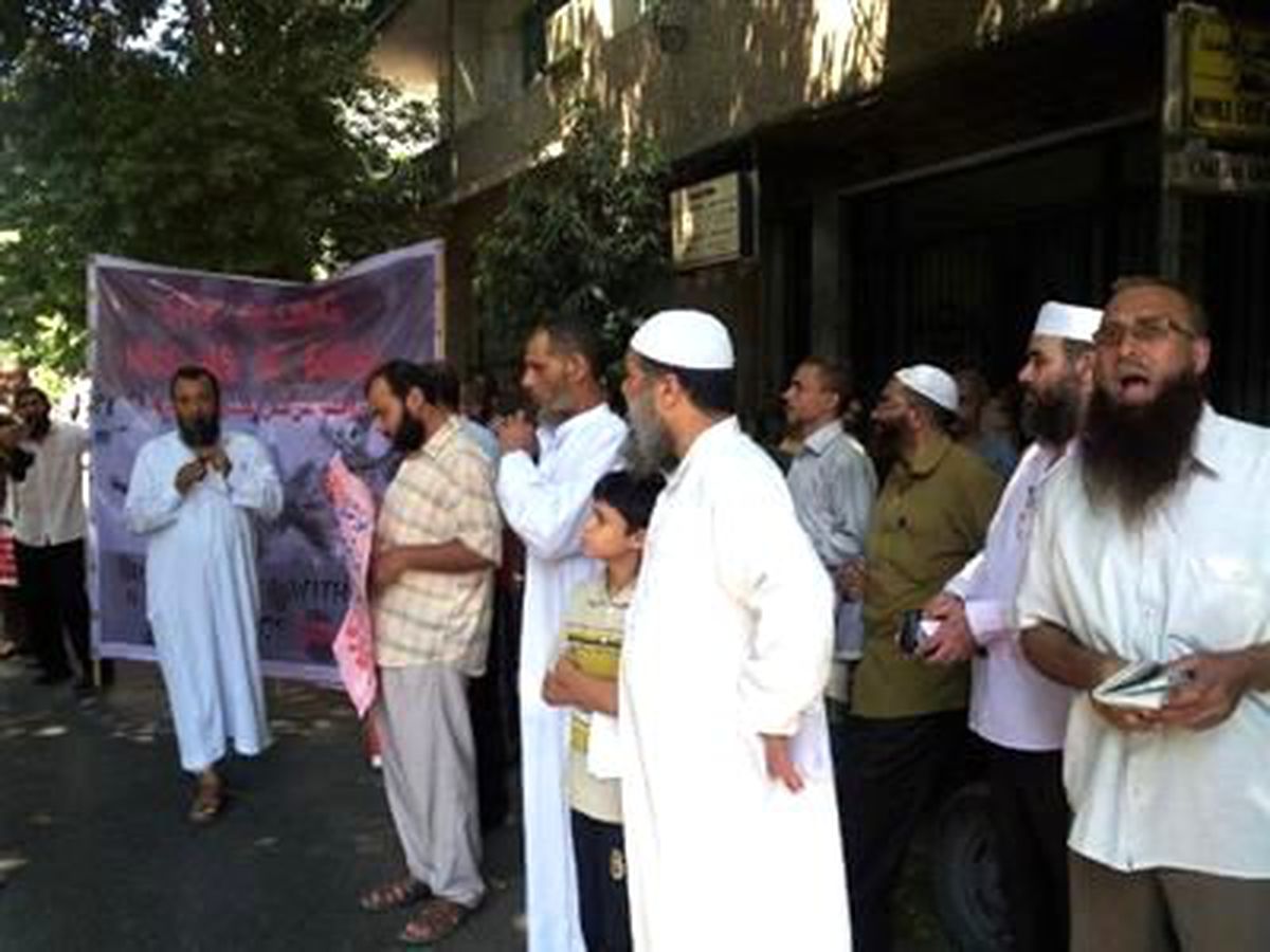 Kahire\'de Myanmar\'daki Müslümanlara Yönelik Şiddet Protesto Edildi