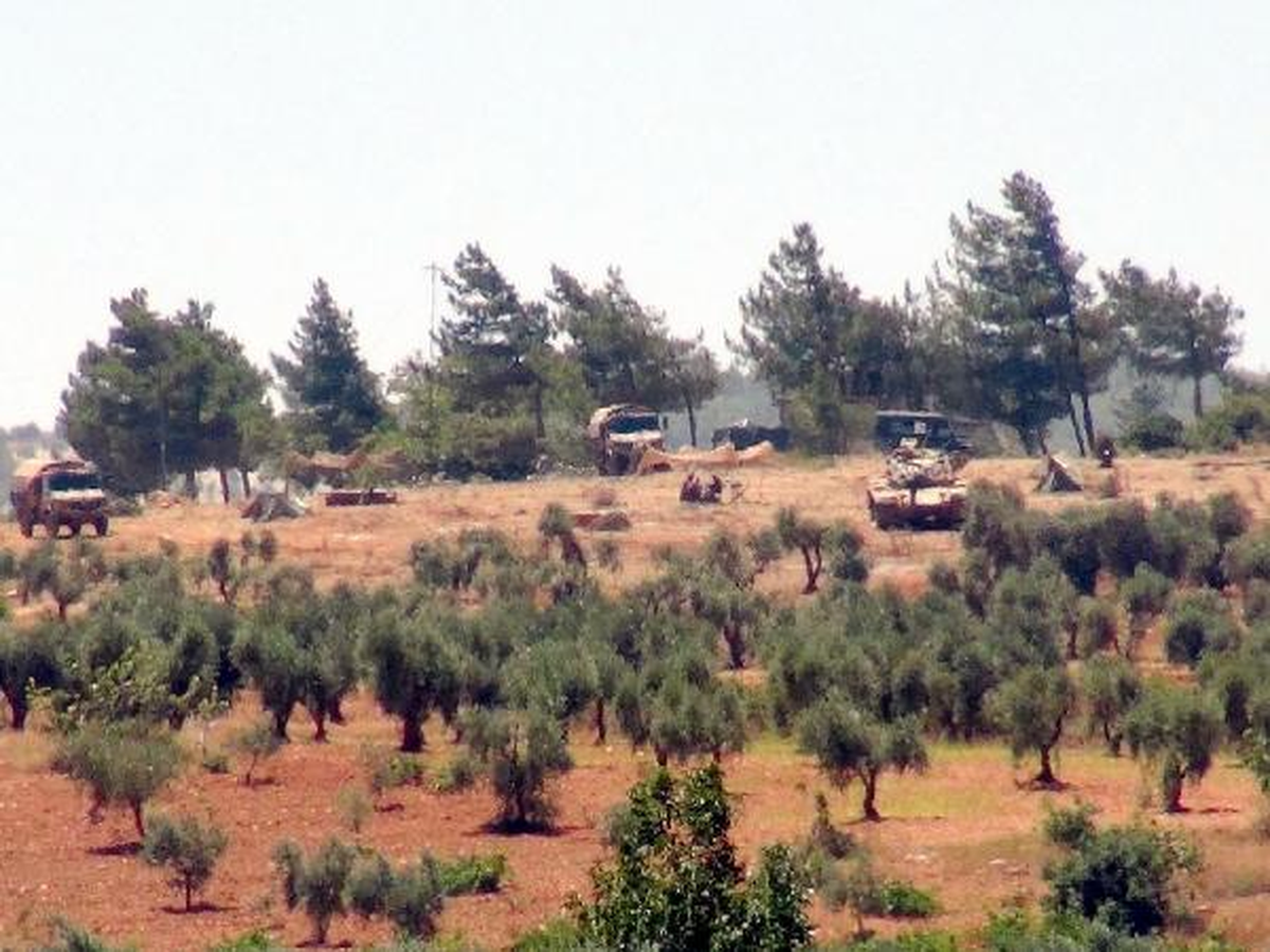 Suriye Sınırında Askeri Tatbikat Yapıldı