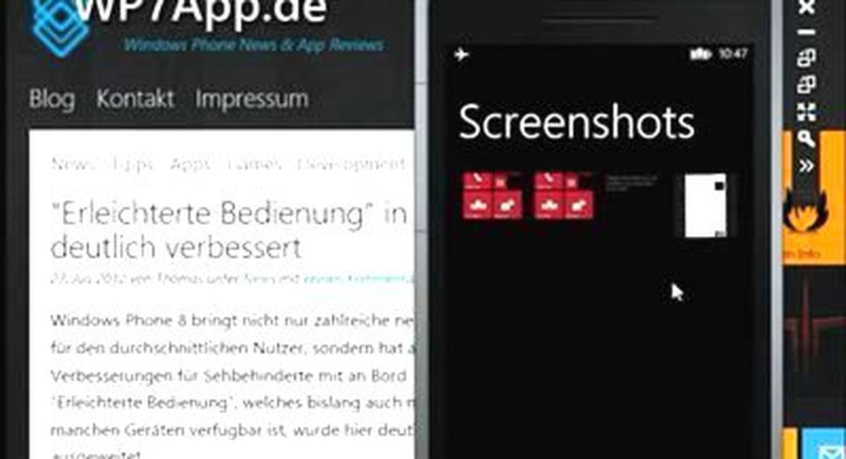 WP8\'de sevindiren özellik