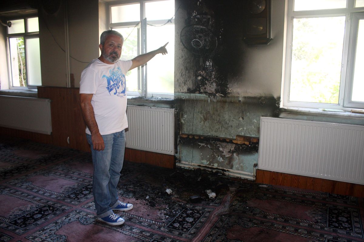 Yalova\'da Camide Yangın