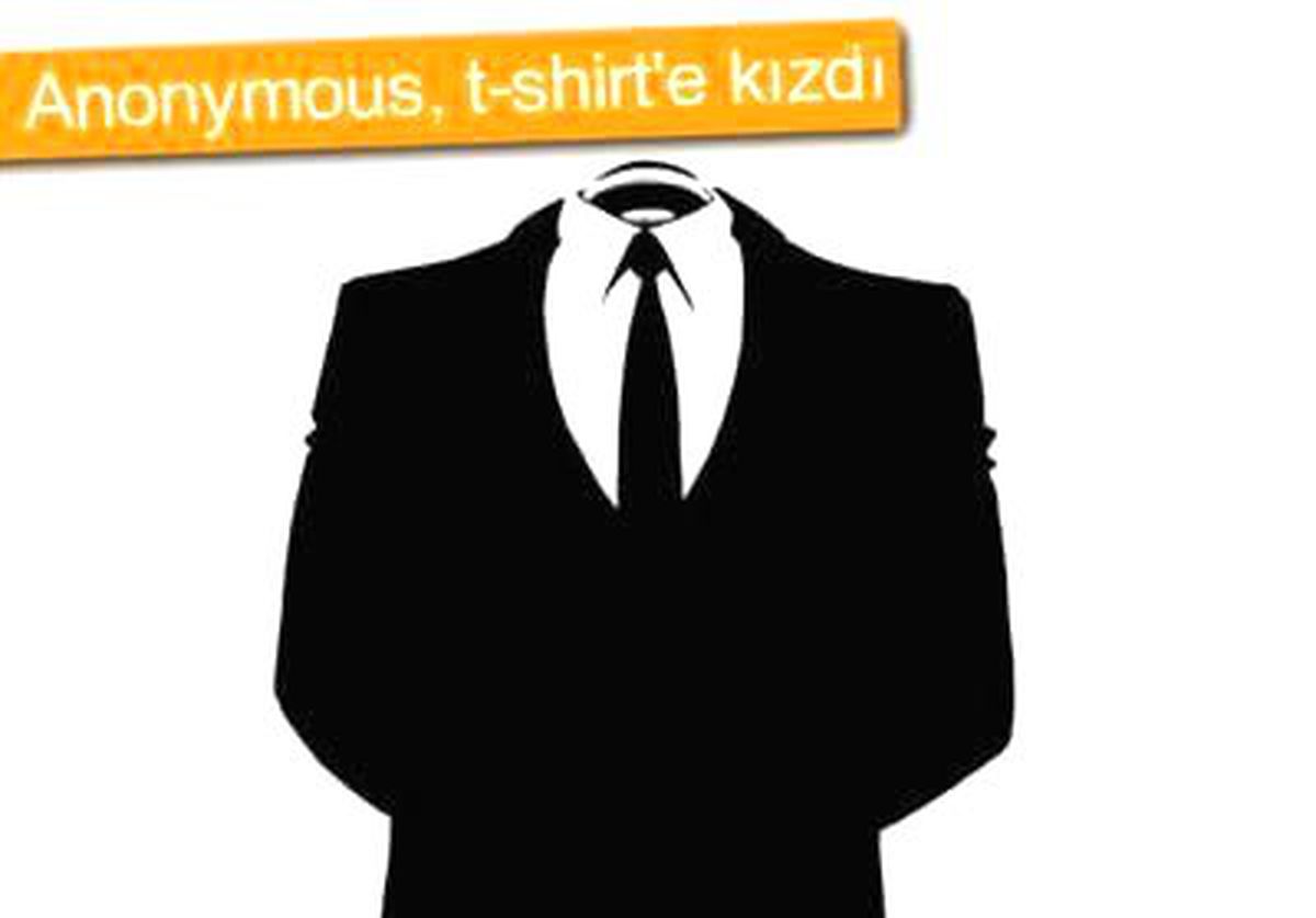 Anonymous, T-shirt\'lerde Logosunu Kullanan Firmaya Savaş Açabilir!