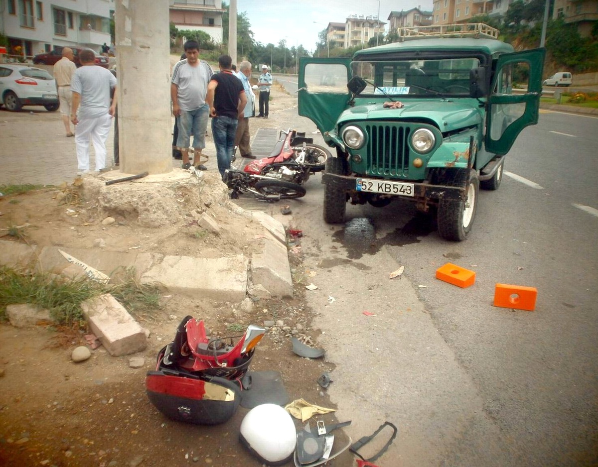 Ciple Motosikletli Komşusuna Çarparak Ölümüne Sebep Oldu