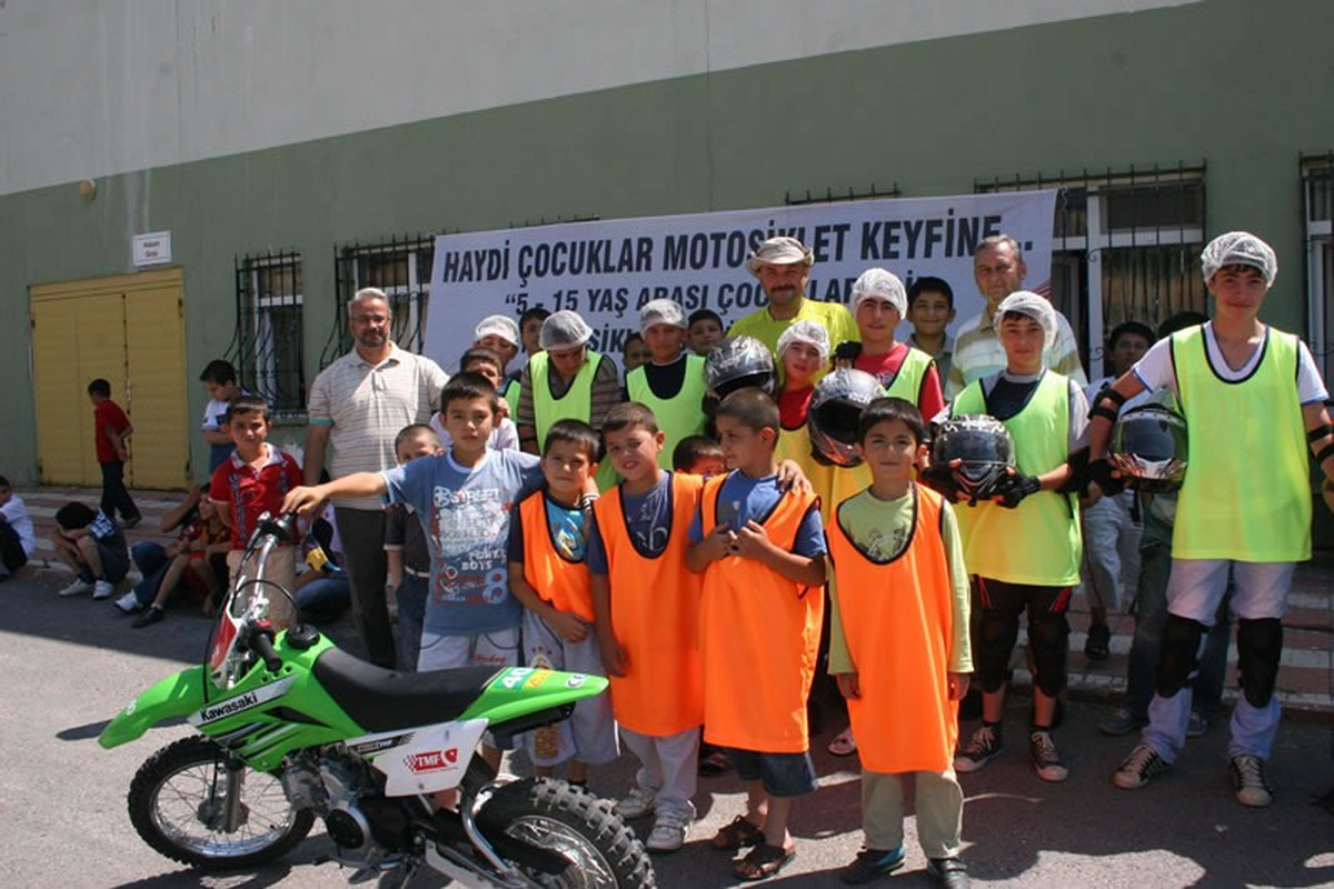 Keçiörenli Çocuklara Motosiklet Sürüş Eğitimi