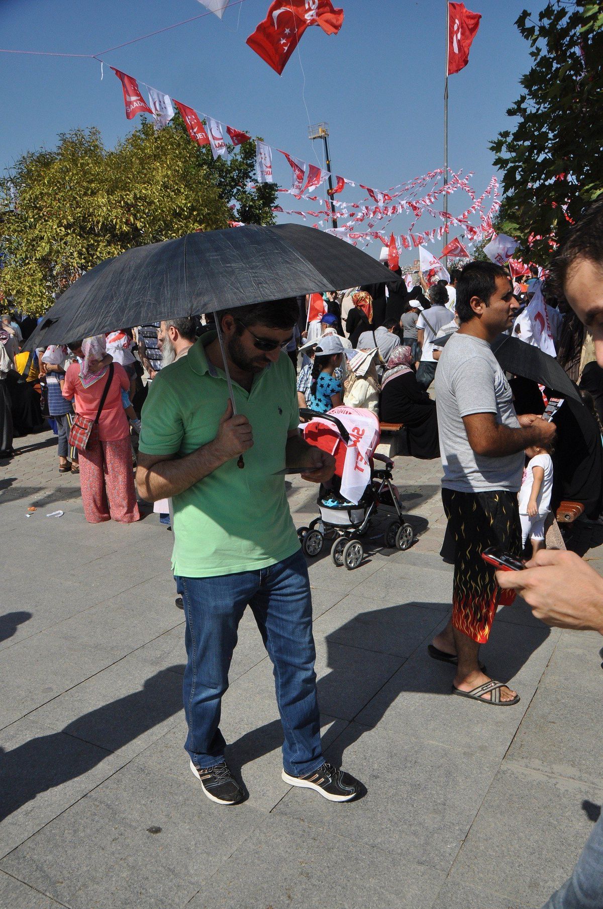 Saadet Partisi\'den "Arakan Katliamını Protesto" Mitingi