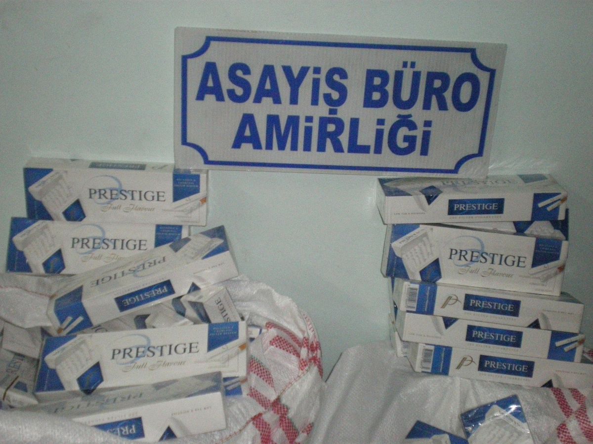 Siverek\'te 1045 Karton Kaçak Sigara Ele Geçirildi