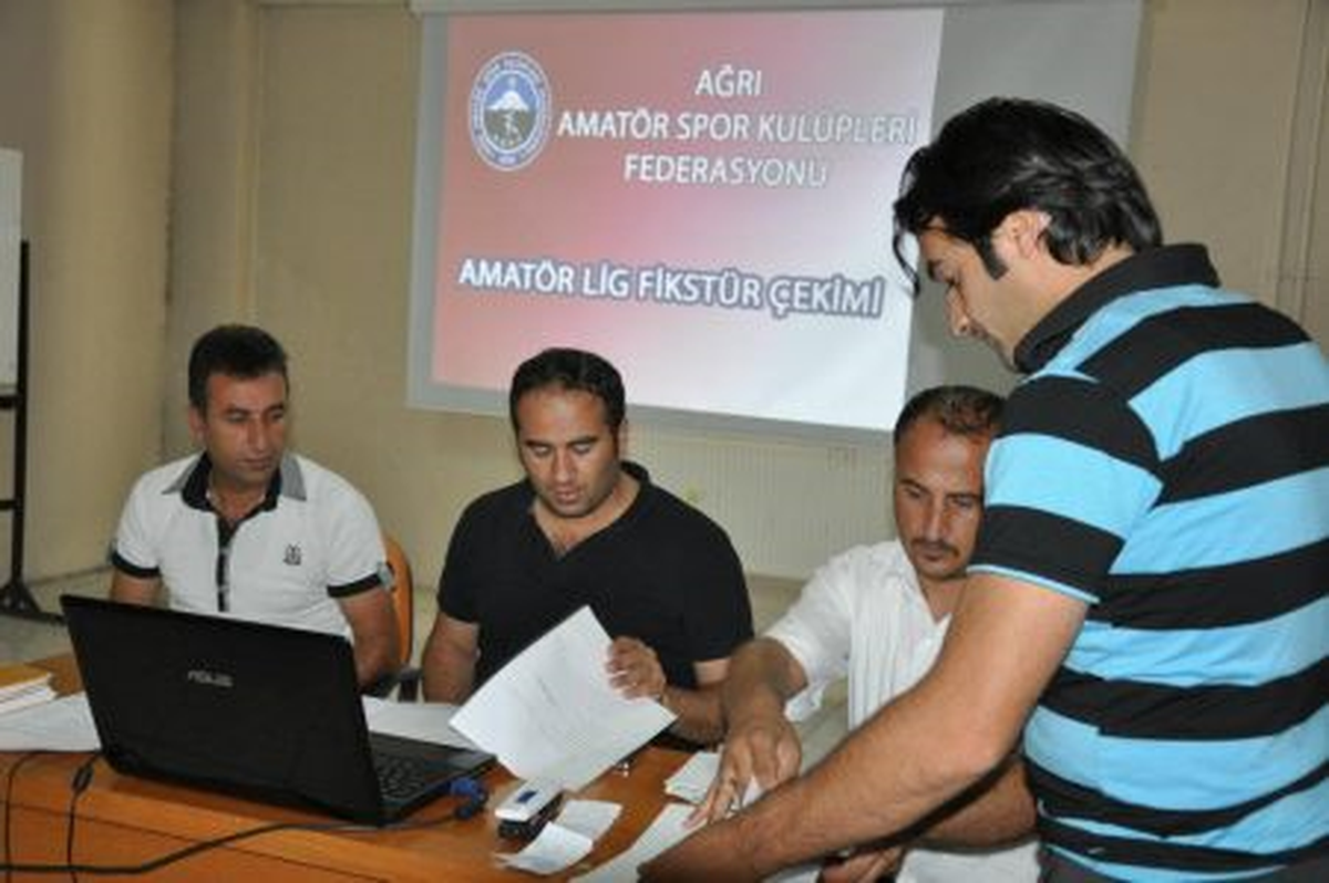 Ağrı Amatöründe Fikstür Çekildi
