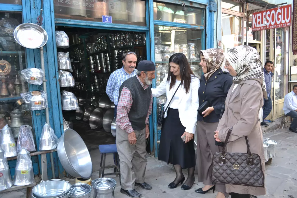 Ak Partı Mılletvekılı Çığlık, Esnafın Sorunlarını Dınledı