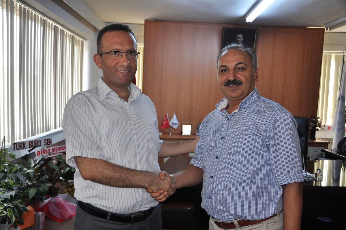 Dinçer\'den SGK Müdürü Gülpak\'a "Hayırlı Olsun" Ziyareti