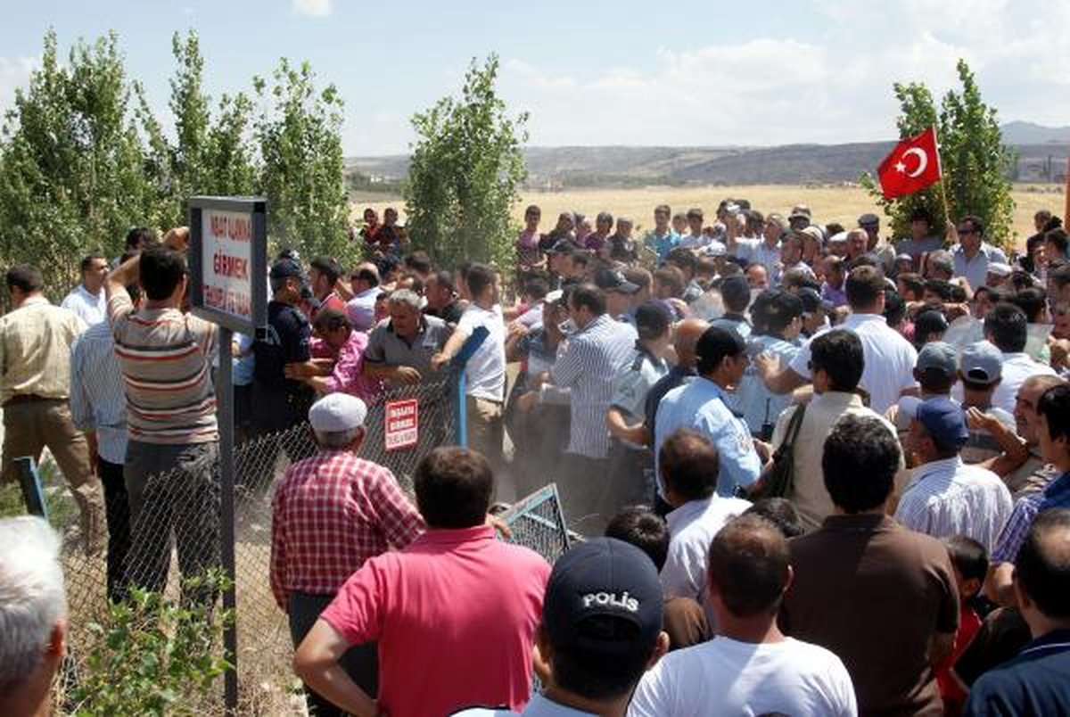Kayseri\'de Mahalleli Tepkisi