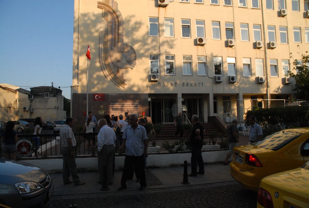 Adliye Binasında Bakım Çalışması