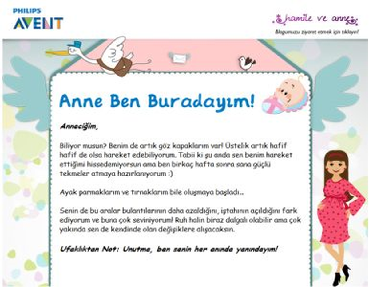 Bebeğinizden Mektup Var