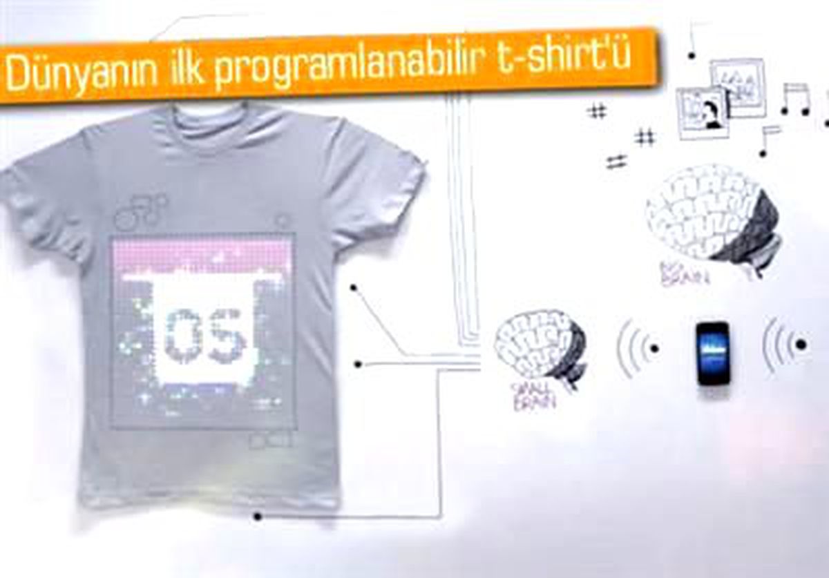 Dünyanın İlk Programlanabilir T-shirt\'ü
