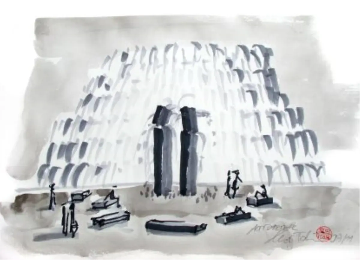 Hareket Eden En Uzun Taş Heykeller