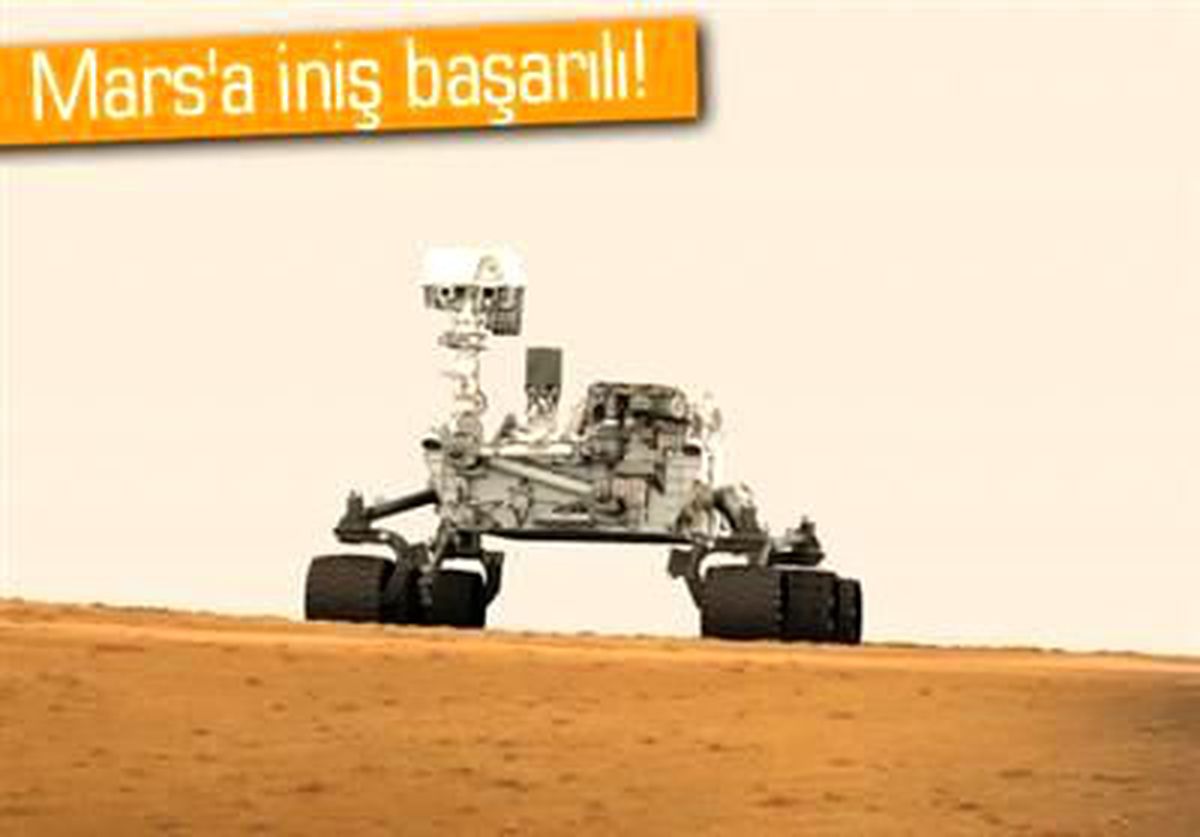 Mars\'a İniş Başarılı! İşte İlk Resimler!