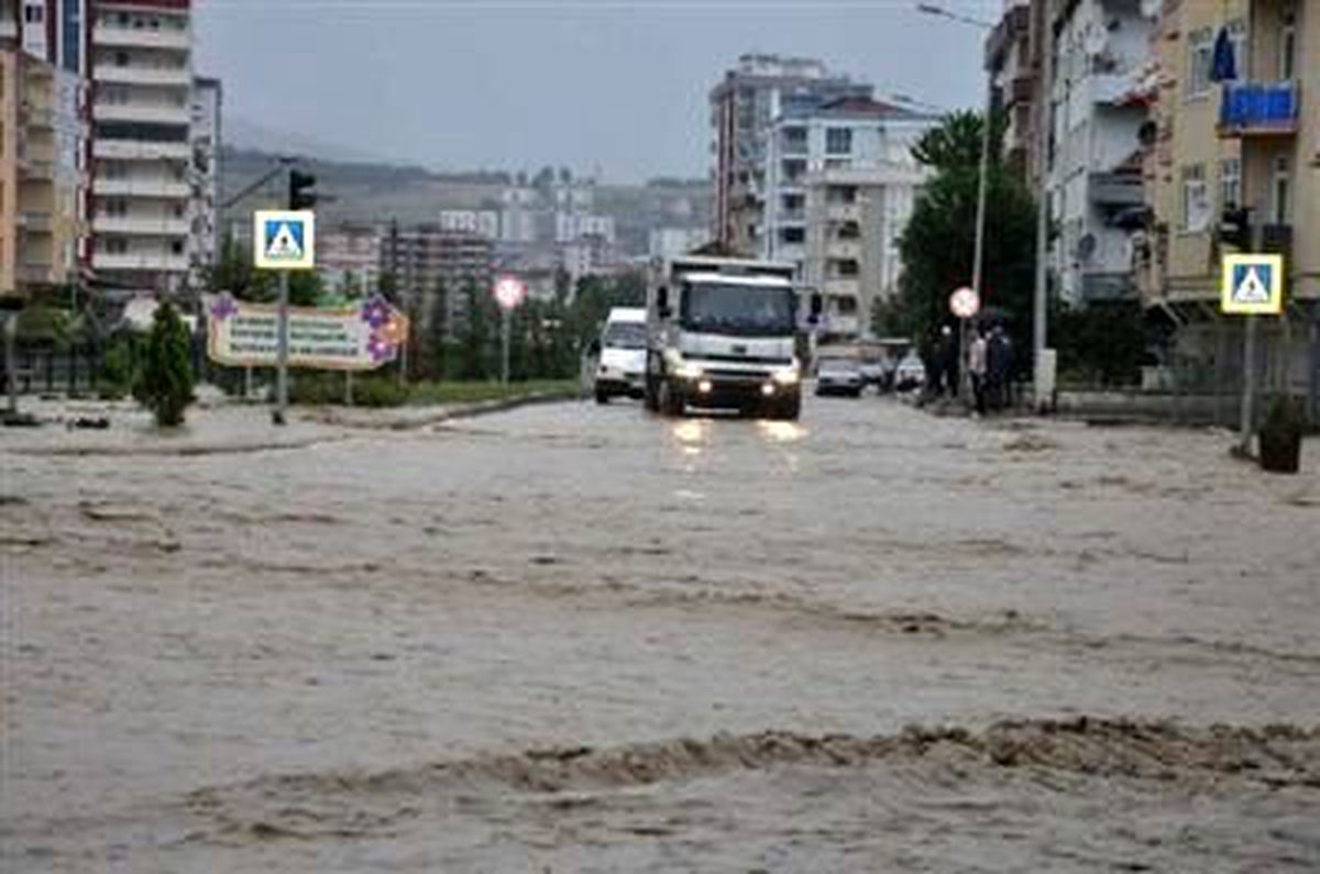 Samsun\'da Şiddetli Yağış