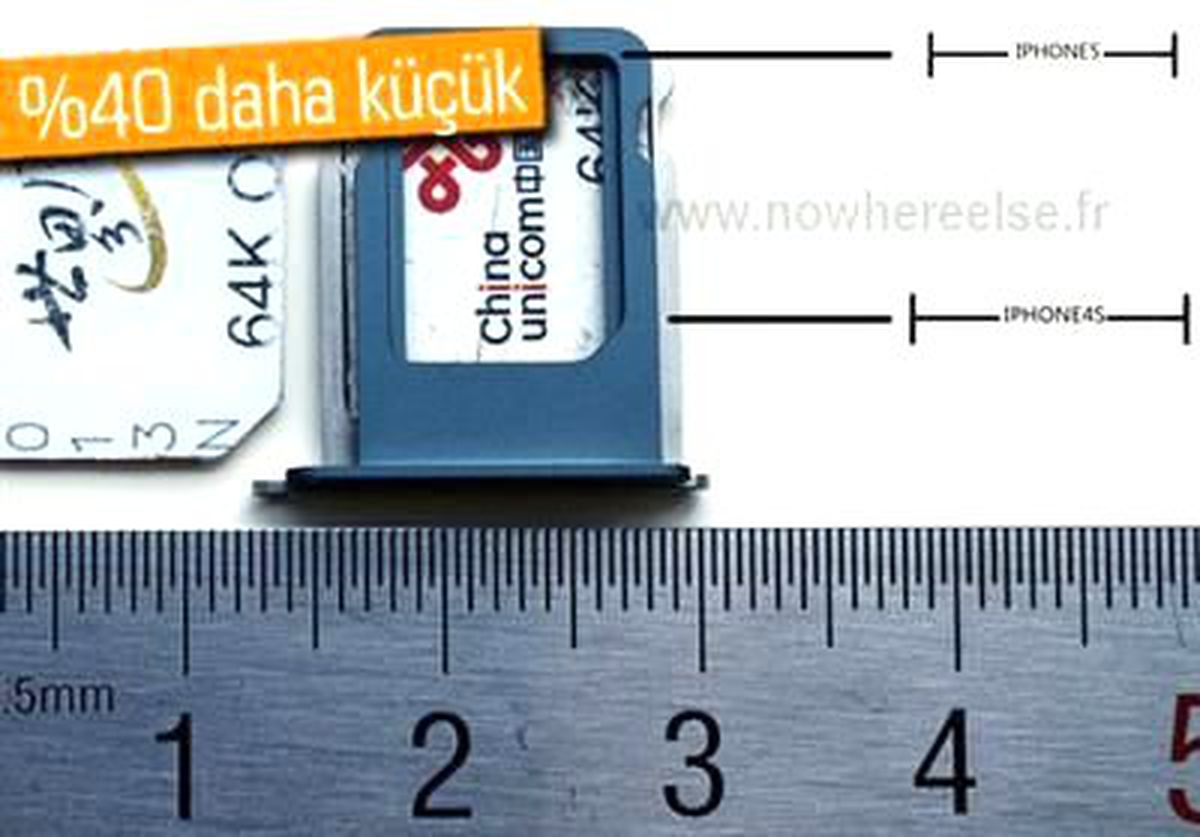 Yeni İphone\'un Nano Sım\'i Böyle Olacak