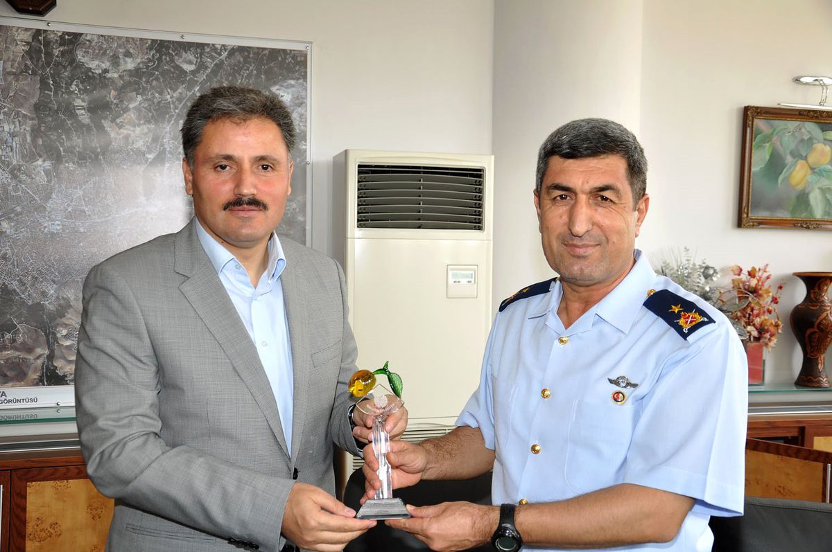 7. Ana Jet Üs Komutanı Tuğgeneral Avcı'dan Başkan Çakır'a Veda Ziyareti

