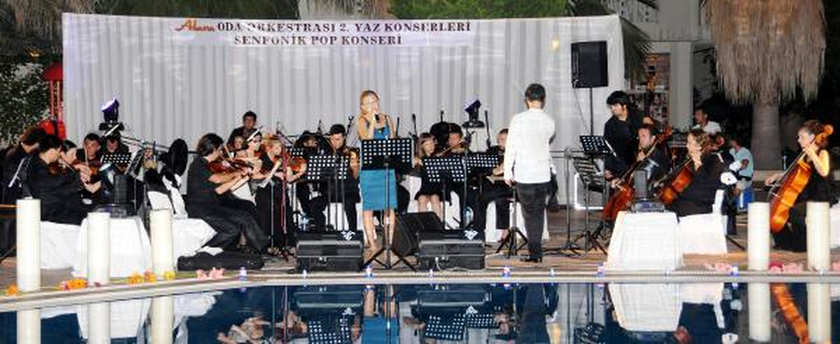 Alanya\'da \'Senfonik Pop\' Rüzgarı Sona Erdi