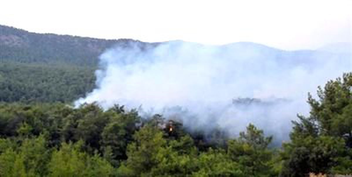 Bosna Hersek\'te Orman Yangını