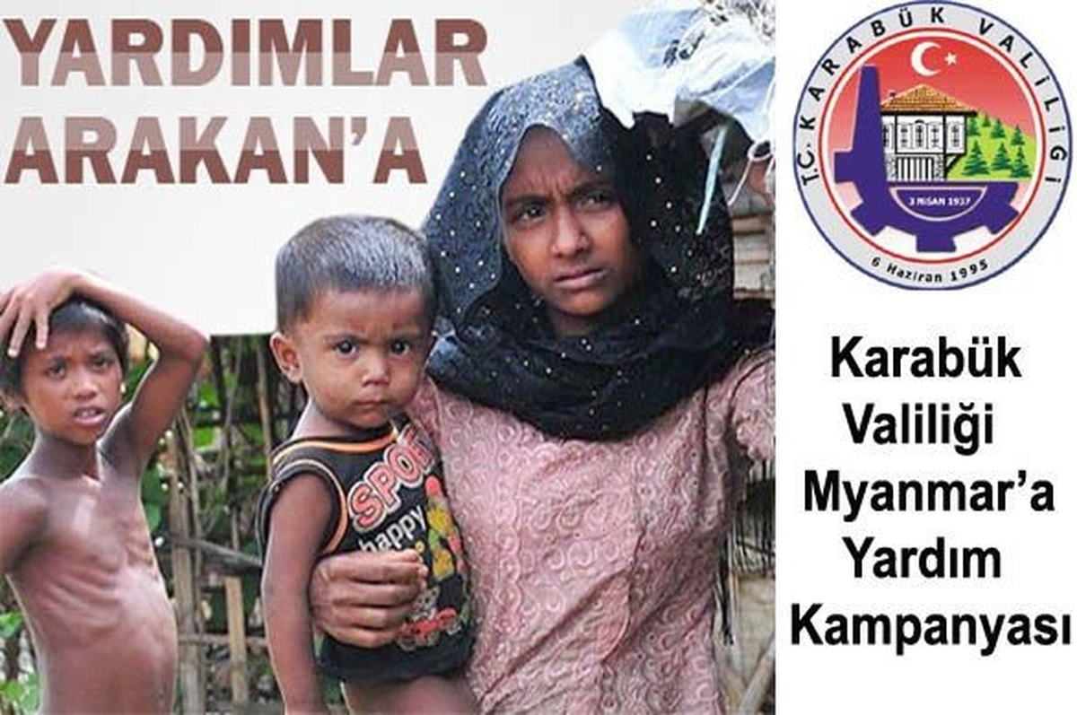 Karabük Valiliği Myanmar\'a Yardım Kampanyası Başlattı
