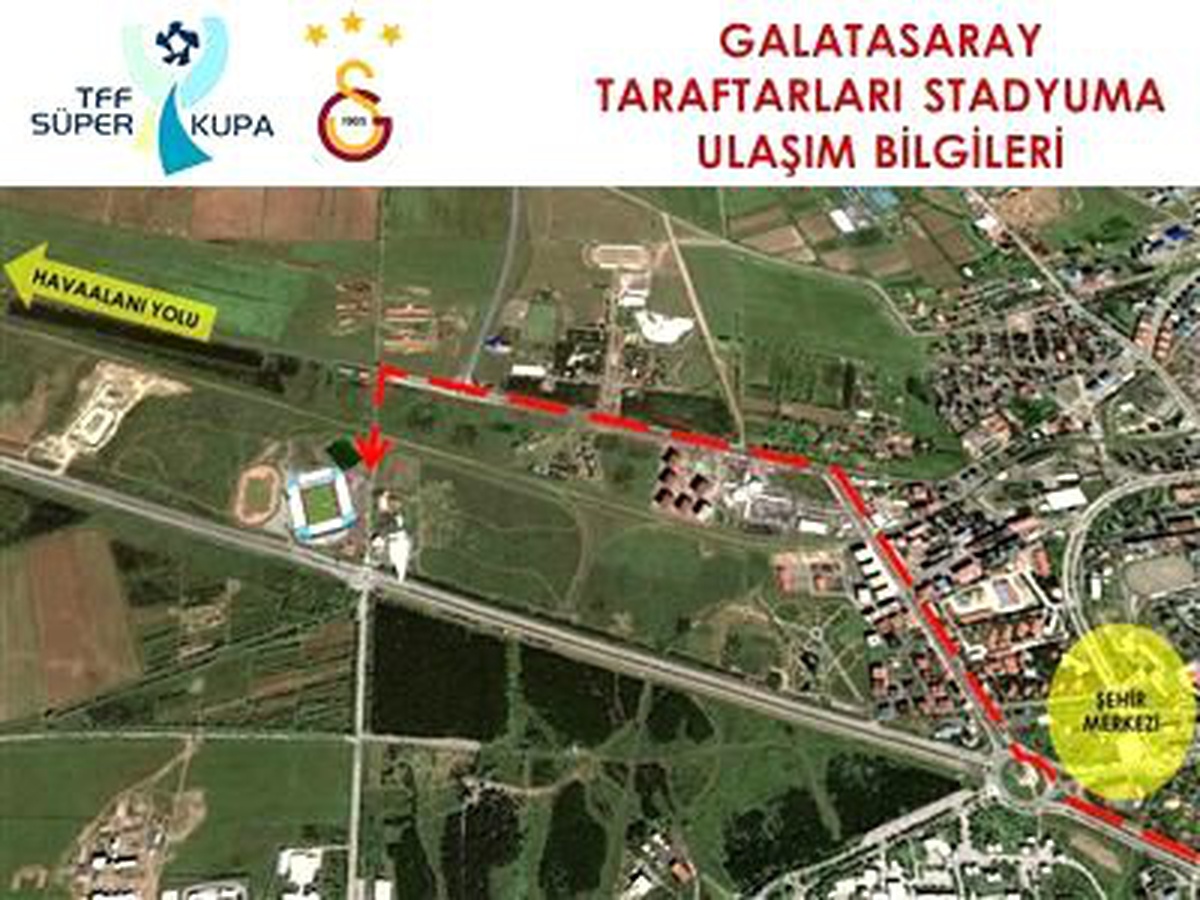 Süper Kupa Ulaşım Güzergahları Belirlendi