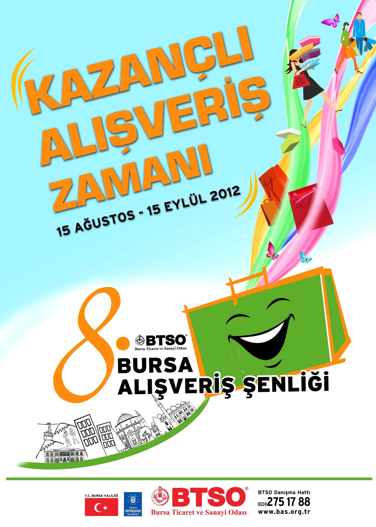 Bursa Alışveriş Şenliği 15 Ağustos\'ta Başlıyor