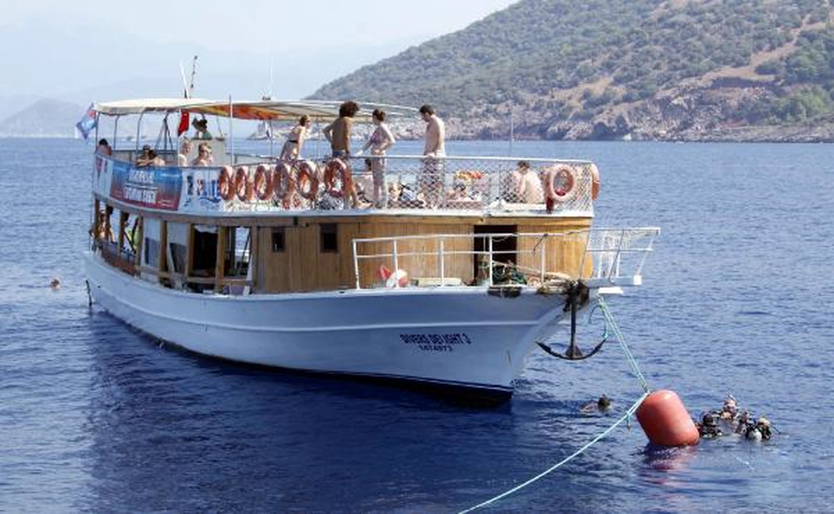 Fethiye\'deki Batığa 4 Ayda 2 Bin Dalış