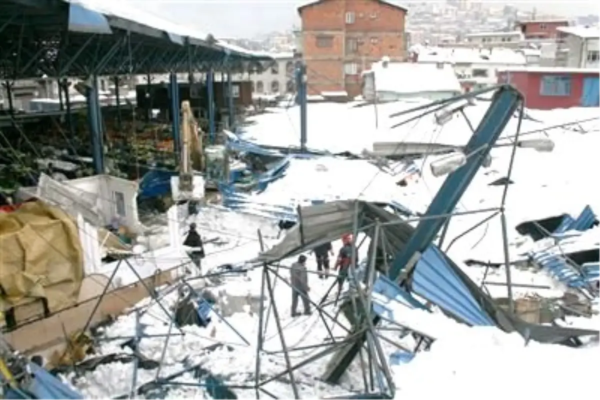 Kapalı Pazar Yerinin Çatısının Çökmesi